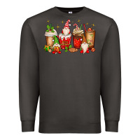 Smoke Christmas gnomes coffee cups Premium Sweatshirt - MaliasSmallBusiness