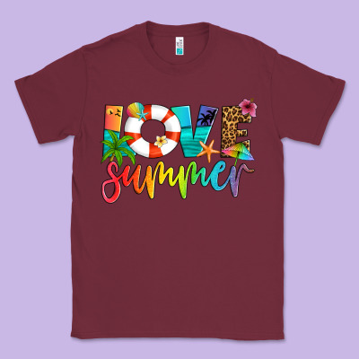 Love Summer Classic Tee Designed By Artiststas