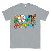 Heather Grey love summer Classic Tee - Artiststas