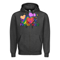 Proud Ally Zipper Hoodie | Teevron