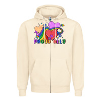 Sandshell proud ally Zipper Hoodie - MaliasSmallBusiness