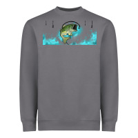 Storm jumping bass fishing 16oz libbey cup Heavyweight Sweatshirt - HRA Design Shop