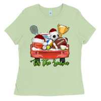 Matcha tis the season sports truck christmas Ladies Tee - AdoDesignShop