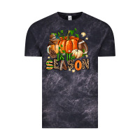 Cloud Black fall and american football tis the season Vintage Tee - AdoDesignShop