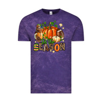 Cloud Purple fall and american football tis the season Vintage Tee - AdoDesignShop