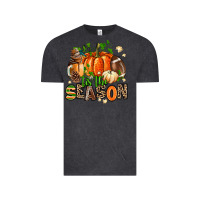 Vintage Black fall and american football tis the season Vintage Tee - AdoDesignShop