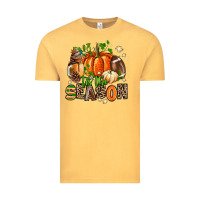 Vintage Mustard fall and american football tis the season Vintage Tee - AdoDesignShop