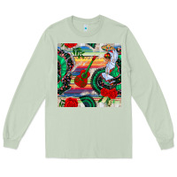 Matcha flamenco dancer seamless pattern Long Sleeve Tee - BundleAndBundleShop