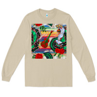 Mushroom flamenco dancer seamless pattern Long Sleeve Tee - BundleAndBundleShop