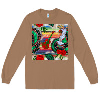 Toasted Coconut flamenco dancer seamless pattern Long Sleeve Tee - BundleAndBundleShop