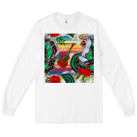 White flamenco dancer seamless pattern Long Sleeve Tee - BundleAndBundleShop