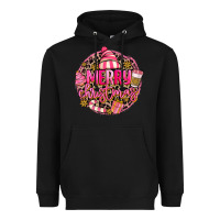 Black pink merry christmas Heavyweight Hoodie - MaliasSmallBusiness
