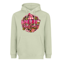 Matcha pink merry christmas Heavyweight Hoodie - MaliasSmallBusiness