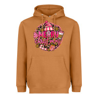 Meerkat pink merry christmas Heavyweight Hoodie - MaliasSmallBusiness