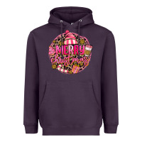 Plum pink merry christmas Heavyweight Hoodie - MaliasSmallBusiness