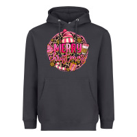 Smoke pink merry christmas Heavyweight Hoodie - MaliasSmallBusiness