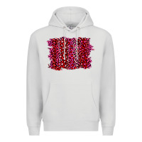 Dove Grey pink leopard background Premium Hoodie - RanaPortraitStore