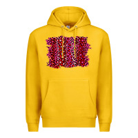 Lemon pink leopard background Premium Hoodie - RanaPortraitStore