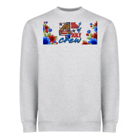 Heather Grey floral 4th of july crew 16oz libbey cup Heavyweight Sweatshirt - HRA Design Shop