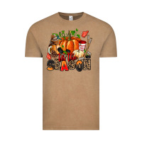 Vintage Coffee fall and  hockey  tis the season Vintage Tee - AdoDesignShop