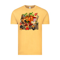 Vintage Mustard fall and  hockey  tis the season Vintage Tee - AdoDesignShop
