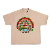 Burro Christmas Teacherlife rainbow Urban Heavy Tee - JahusDesignShop