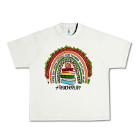 Pistachio Christmas Teacherlife rainbow Urban Heavy Tee - JahusDesignShop