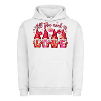 Pigment Lunar Rock All you need is love gnomies Valentine's Day Urban Hoodie - HowdyJamesFarm