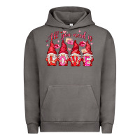 Pigment Tornado All you need is love gnomies Valentine's Day Urban Hoodie - HowdyJamesFarm