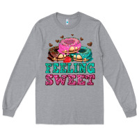 Heather Grey feeling sweet donuts Long Sleeve Tee - AdoDesignShop