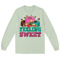 Matcha feeling sweet donuts Long Sleeve Tee - AdoDesignShop