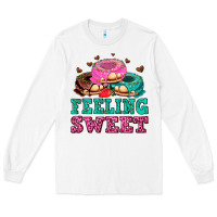 White feeling sweet donuts Long Sleeve Tee - AdoDesignShop