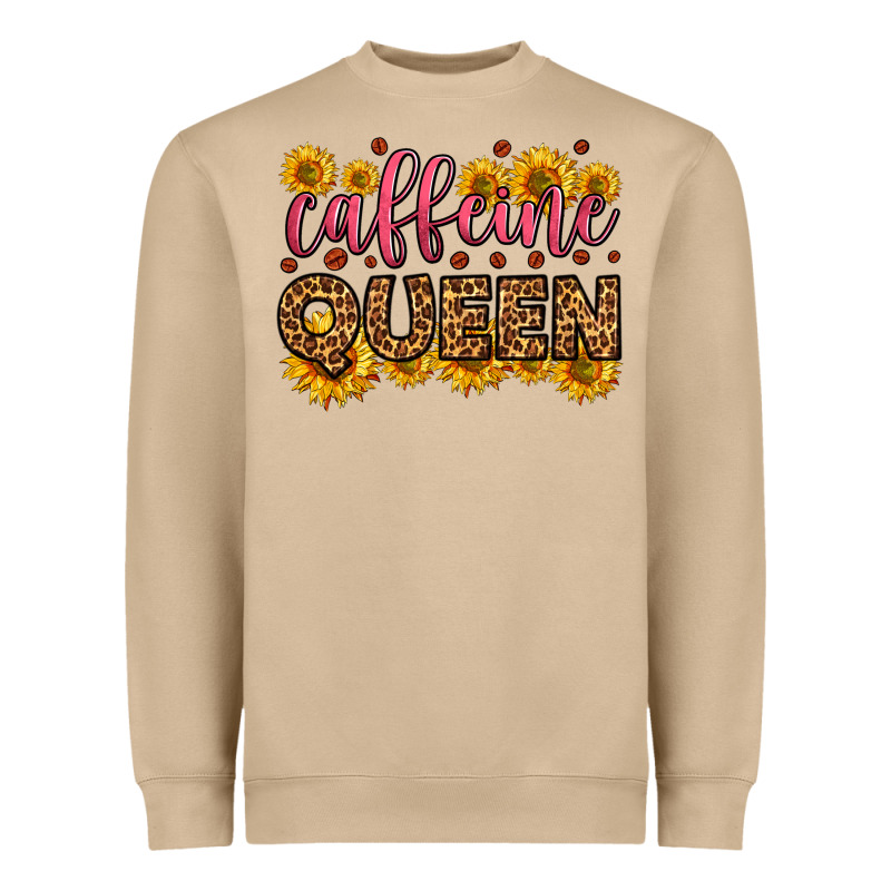Caffeine Queen Heavyweight Sweatshirt by HRA Design Shop | Teevron