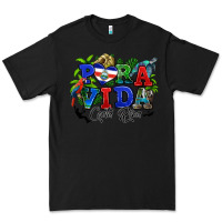 Black pura vida costa rica rana Premium Tee - RanaPortraitStore