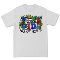 Dove Grey pura vida costa rica rana Premium Tee - RanaPortraitStore