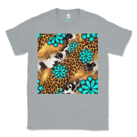 Heather Grey western turquoise gemstone seamless pattern Classic Tee - BundleAndBundleShop