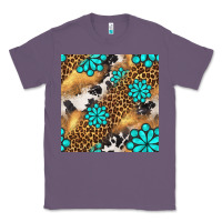 Lavender western turquoise gemstone seamless pattern Classic Tee - BundleAndBundleShop