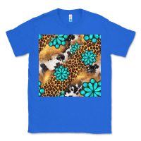 True Royal western turquoise gemstone seamless pattern Classic Tee - BundleAndBundleShop