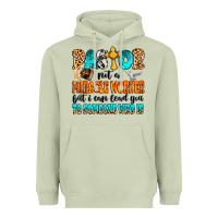 Matcha Pastor not a miracle worker Heavyweight Hoodie - MaliasSmallBusiness