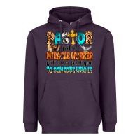 Plum Pastor not a miracle worker Heavyweight Hoodie - MaliasSmallBusiness