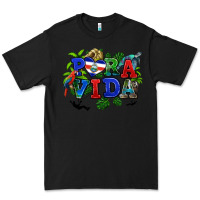 Black pura vida costa rica Premium Tee - RanaPortraitStore