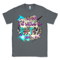 Charcoal Heather i d rather be crafting Classic Tee - AdoDesignShop