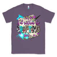 Lavender i d rather be crafting Classic Tee - AdoDesignShop