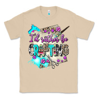 Mushroom i d rather be crafting Classic Tee - AdoDesignShop