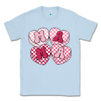 Dusty Blue mama candy hearts Classic Tee - LillyAllenDesigns