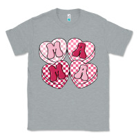 Heather Grey mama candy hearts Classic Tee - LillyAllenDesigns