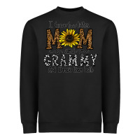 Black i have two titles mom and grmmh and i rock them both Heavyweight Sweatshirt - CowhideDigitalArt