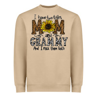 I Have Two Titles Mom And Grmmh And I Rock Them Both Heavyweight Sweatshirt | Teevron