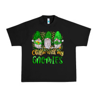 Black st patrick s chillin with my gnomies Urban Heavy Tee - JahusDesignShop