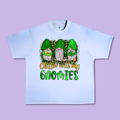 St Patrick S Chillin With My Gnomies Urban Heavy Tee Designed By Jahusdesignshop